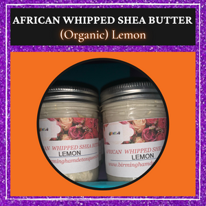 African Whipped Shea Butter (organic) Lemon