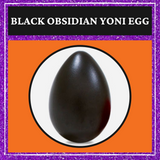 Black Obsidian Yoni Egg (large)