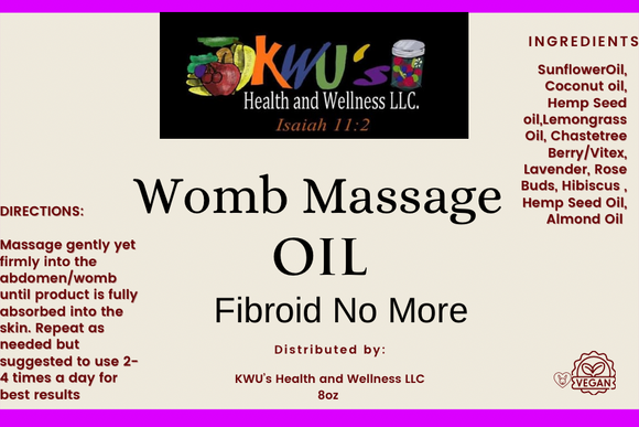 Womb Massage Oil (Fibroid No More)