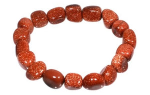 Crystal Bracelet - Red Goldstone